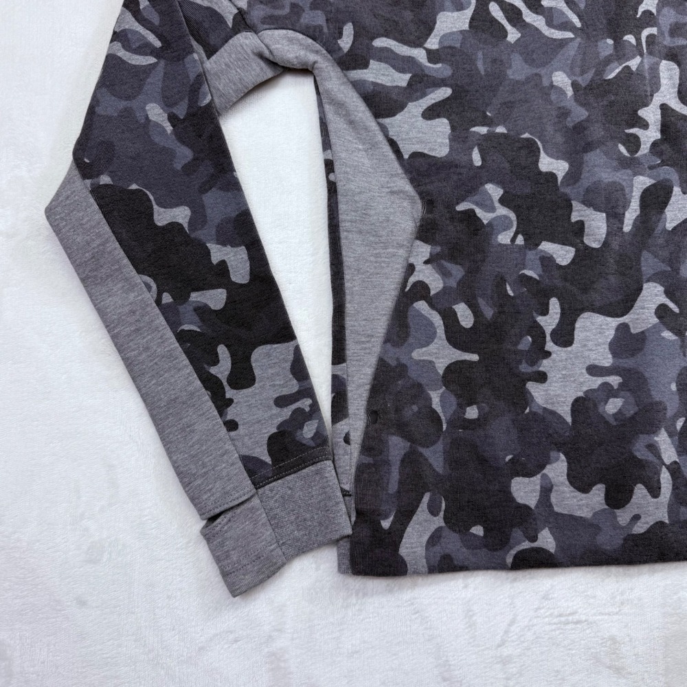 Nike Sportswear Tech Fleece Camo Sweatshirt Womens XS Grey Rear Zip Pullover - Picture 5 of 16